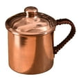 thumbnail image 4 of GROWTH TANK Handmade Copper Water Cup Copper Coffee Mug for Hot and Cold Water Bar Party A, 4 of 9