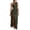 Army Green-1, variant on Women’s Maxi Dress One Shoulder Ruched Satin High Thigh Slit Fitted Bodycon Floor Length Evening Gown Elegant Solid Satin Formal Dress for Wedding Guest