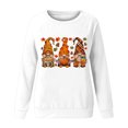 thumbnail image 4 of Meichang Hauts pour Femmes Automne Action de Grâce T-Shirts Graphiques Décontractés Manches Longues Coupe Ample Col Rond Chandail Blouse Hauts, 4 of 4