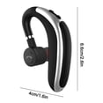 thumbnail image 3 of Open Ear Headphones with Mic, Bluetooth Headset with Microphone, Dual Connect Bluetooth 5.3 Headset with AI Noise Cancelling Mic & Mute Function, Wireless Headset for Work, Sports, Drive,Black, 3 of 9
