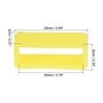 thumbnail image 2 of Unique Bargains Watch Band Strap Loops Silicone Watch Holder Keeper for 20mm Width Watch Band, Yellow 4 Pack, 2 of 5