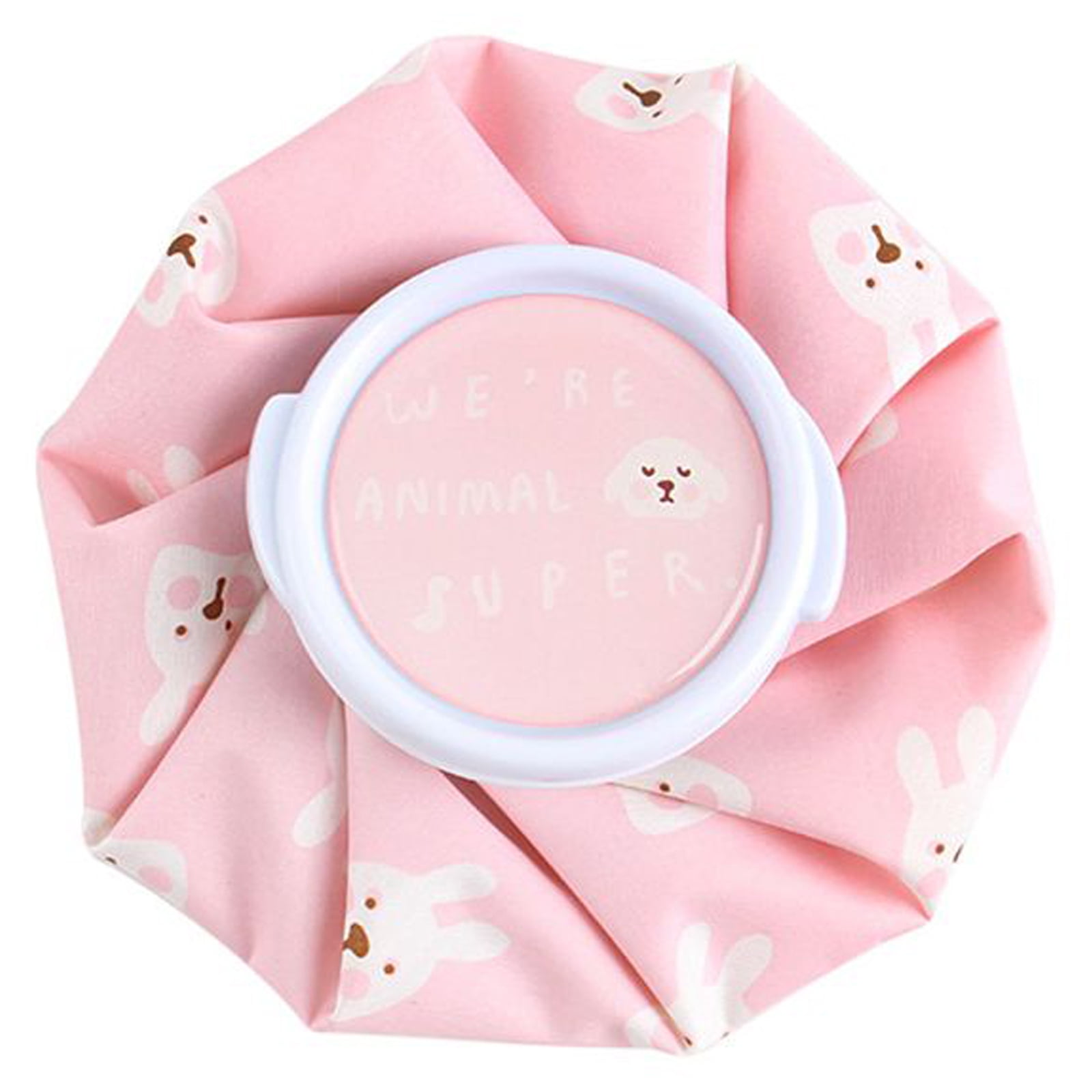 Ice Bag Featuring A Large Opening Cartoon Cold Reusable Strains Pink Leakproof Cap Care Supplies PVC Dacron Pain Relief