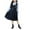 #0329-Navy, variant on Cowsor Girls Preppy Uniform Set 5 to 14 Years Long Sleeve Collared Shirt Vest Dress 2 Piece Suit Elegant Student Formal Gown for School Events Graduation