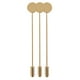 thumbnail image 3 of 10 piezas chapadas broches de seguridad accesorios de bricolaje, 3 of 7