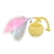 thumbnail image 1 of Juguete interactivo para gatos, pelota rodante para gatos, juguete para gatos adultos, gatitos, gatos de interior, cachorros amarillo con plumas, 1 of 8