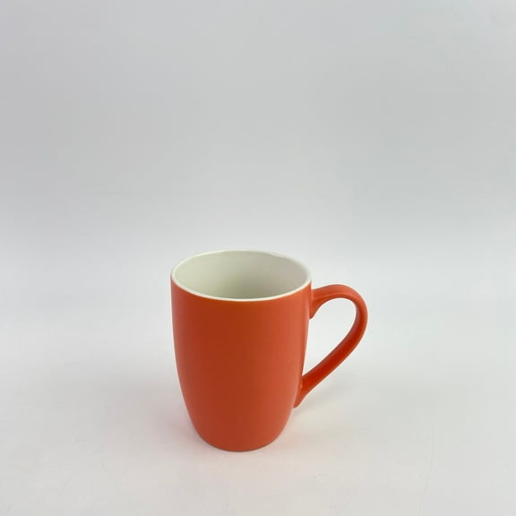 DFWEUXN Mugs,16 Oz Plain Coffee Mug of 1, Large 16 Ounce Ceramic Mugcup In Orange Color, Best Coffee Mug For Your Christmas Or Birthday Gift