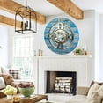thumbnail image 5 of THE GEARS CLOCK Wall Clock with Real Moving Gears EN-LI_ 24 in Round Ocean-Blue, 5 of 11