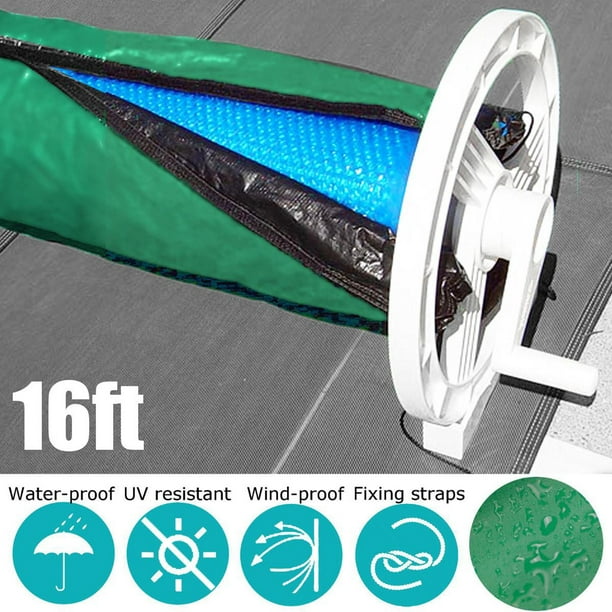 Swimming Pool Solar Reel Protective Cover Winter Solar Reel Blanket Cover. Cover Only Green L L Walmart