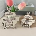 thumbnail image 4 of Meat BBQ Cooking Temperature Guide Home Interior Wall Desktop Wood Decorations, 4 of 6