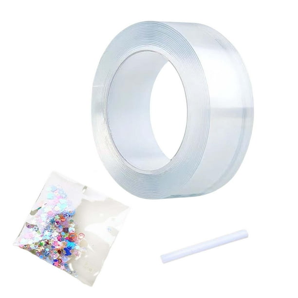 Nano Tape, Multifunctional Nano Non-slip Double Sided Tape Transparent  Traceless Double-sided Gel Clear Tape Washable Reusable Adhesive Tape For  Home