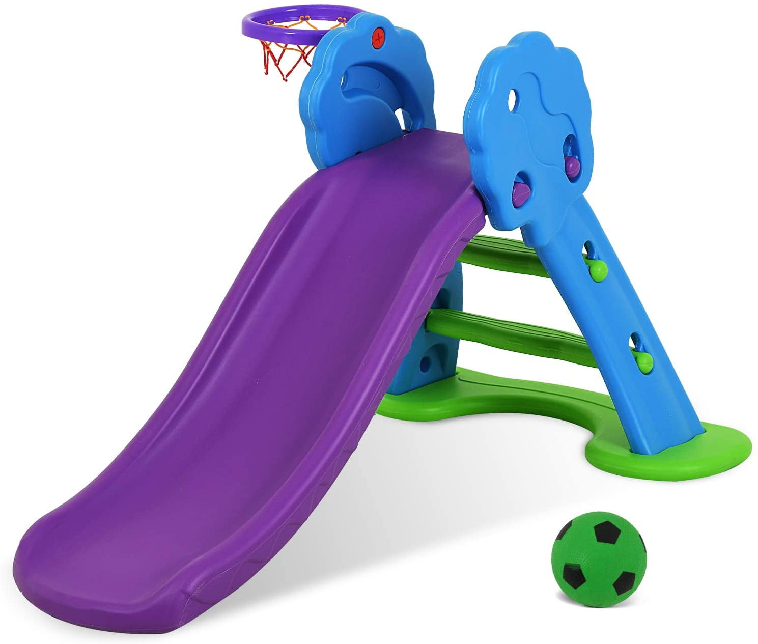 Uenjoy Kids Climber Slide Toddler Indoor and Outdoor Freestanding Slide Playset Baby Playground
