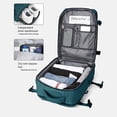 thumbnail image 2 of Grand Sac à Dos de Voyage, Sac à Dos Cabine, Sac à Dos de Randonnée, Sac de Sport Extérieur Imperméable, Sac de Jour Décontracté, Sac d'École pour Ordinateur Portable 16 Pouces avec Port de Charge USB, Compartiment pour Chaussures, 2 of 5