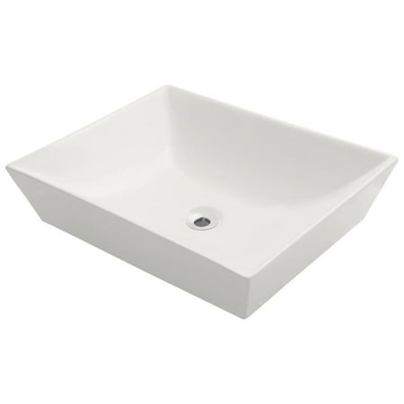 MR Direct V370-Bisque Porcelain Vessel Bathroom Sink