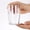 Clear, variant on Colored Plastic Drinking Tumblers, Reusable Vertical Strip Water Cups for Kitchen Daily Juice and Beverages