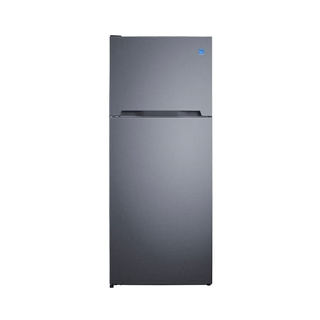 Summit 28 Inch Refrigerator, Top Mount Freezer, Full Size, With Ice Maker, Stainless Steel - CTR15SSIMLHD (Left Handed Door Swing)