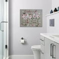 thumbnail image 4 of Bathroom Wall Art Rustic Country Rose Bathroom Pictures Wall Decor Floral Bathroom Canvas Print Inspirational Painting Framed Home Artwork For Living Room Bedroom Kitchen Office 16"x12", 4 of 6