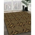 thumbnail image 2 of Ahgly Company Indoor Rectangle Patterned Black Bean Brown Area Rugs, 6' x 9', 2 of 6