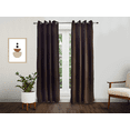 thumbnail image 1 of Cortina Blackout Chocolate de Argollas Set 2 Pzas 276x235 DORMIREAL Blackout Chocolate Aros, 1 of 2