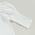 thumbnail image 6 of Okbabeha Toddler Baby Girl Fall Winter Clothes Ribbed Knitted Sweater Pullover Shirt Suspender Skirt Dress Christmas Outfits, 6 of 8