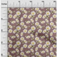 thumbnail image 2 of oneOone Rayon Wine Fabric Floral Sunflower With Honey Bee Sewing Material Print Fabric By The Yard 56 Inch Wide, 2 of 4