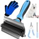 thumbnail image 1 of Cepillo 2 en 1 EDECOR Azul Deslanador para Perros y Gatos de Pelo Corto o Largo, 1 of 9