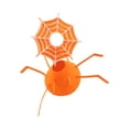 thumbnail image 2 of 7 Inch Desk Goose Outfits, Halloween Spider Web Themed Clothes Set, Decorative Dress Up Supplies For 7in Desktop Goose, Holiday Desk Display Decor (Orange), 2 of 7