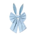 thumbnail image 2 of 16 Inch Easter Bunny Ears Bows for Wreaths, Colorful Spring Decorative Wreath Bow for Holiday Tree Topper Decor, Easter Basket DIY Crafts Wall Window Indoor Home Party Supplies (Light Blue), 2 of 8