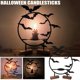thumbnail image 4 of Halloween Candelabro Titular Halloween Estatua Candelabro Decoración de la Pared Vela Soporte Redondo Forma Gótica Decoración de la Tabla, 4 of 5