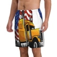 thumbnail image 2 of Fotbe American Truck Trajes de Baño Estampados para Hombre, Shorts de Verano de Secado Rápido, Ropa de Playa, Bañadores-Small, 2 of 6