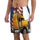 thumbnail image 2 of Fotbe American Truck Trajes de Baño Estampados para Hombre, Shorts de Verano de Secado Rápido, Ropa de Playa, Bañadores-XX-Large, 2 of 6