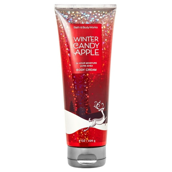 Bath and Body Works WINTER CANDY APPLE Ultra Shea Body Cream 8 Ounce