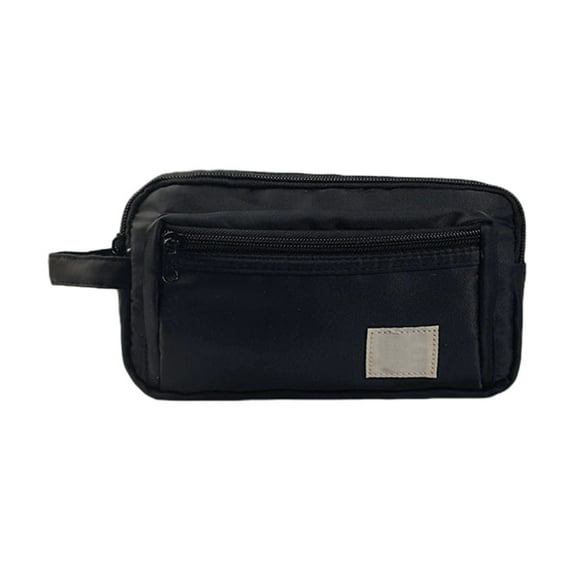 RoamHome Extra Large Capacity Pencil Case - Multi-Layer Canvas Stationery Organizer with Sturdy Zipper & Carry Handle, Holds 60 Pens for College,Travel - Durable Dirt-Resistant Storage Bag