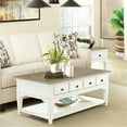 thumbnail image 2 of Riverside Furniture Myra 48" x 28" Multi-Color Wood Storage Coffee Table, 2 of 16