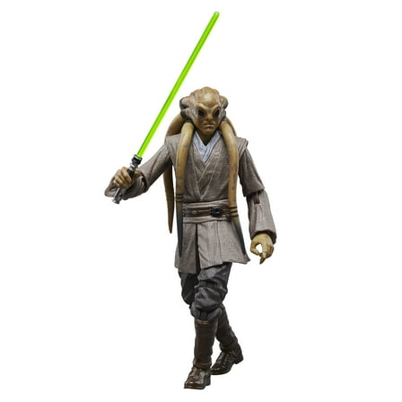 Star Wars The Black Series Kit Fisto, Star Wars: Revenge of the Sith Action Figure (6”), Only At Walmart