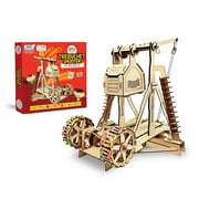 Genius Box - Play some Learning Ballista Launcher Diy Stem Educational Toy & Construction Based Fun Activity Game For Kids, Science Experiment Kit 8 To 14, Best Gift, Activity Kit For Kids