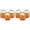 A | 6PCS, variant on Halloween Pumpkin Plastic Candy Bags with Handle,Transparent Resealable Treat Goodie Bags for Kids Trick‑or‑Treat Party Favor Wrapping 3PCS