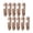 Coffee, variant on Linnome Double Ended Long Tail Clip Hook Multifunctional for Kitchen and Bathroom Hanging Storage 10 Pack 3.15 Inch