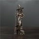 thumbnail image 1 of Matsuzay Escultura de estatuilla de del mundo mágico para decoración del hogar, figuras de borde , escultura de brujería Decoración del hogar No.2, 1 of 6