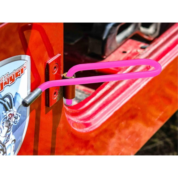 Steinjäger Exterior Accessories Wrangler YJ 1987-1995 Foot Pegs Hot Pink