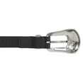 thumbnail image 4 of Cinturón Lucky Brand para mujer, moderno, piel, hebilla western, color negro, 4 of 5