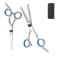 thumbnail image 1 of 3 Piece Scissor Set Home Hairdressing Scissors Fringe Scissors Flat Scissors Thinning Dental Scissors, 1 of 5