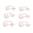 thumbnail image 2 of Small Paper Clips100PCS Paper Clips Strong Animal Shaped Paper Clips Paper Clips Proven Performance, 2 of 8