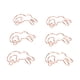 thumbnail image 4 of 100 clips de papel fuerte fuerza de sujeción antideslizante galvanoplastia portátil para oficina familia escuela, 4 of 8