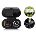 thumbnail image 1 of Motocicleta USB Teléfono GPS Con Enchufe De Encendedor De Cigarrillos Y Pantalla De Voltaje Para El Manillar O La Varilla De Espejo Retrovisor, 1 of 7