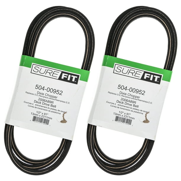 SureFit Cutting Deck Drive Belts Replacement for Dixie Chopper 2006A89R