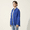 Blue, variant on Women's Oversized Distressed Denim Shacket - Long Sleeve Button Down Lapel Jacket & Coat S-2XL