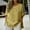 Yellow, variant on Ayolanni Solid Color Women's Tops, Tees & Blouses Embroidered Short Sleeve V-Neck Casual Blouse Vintage Plus Size Shirts Going Out Tops for Women