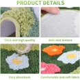 thumbnail image 4 of Tapis de Mousse Mignon Vert Feuille de Mousse Tapis de Salle de Bain Antidérapant Tapis de Mousse 3D Lavable Absorbant l'Eau Tapis de Mousse Doux pour Salle de Bain Chambre Cuisine Salon (B, 2X4ft), 4 of 4