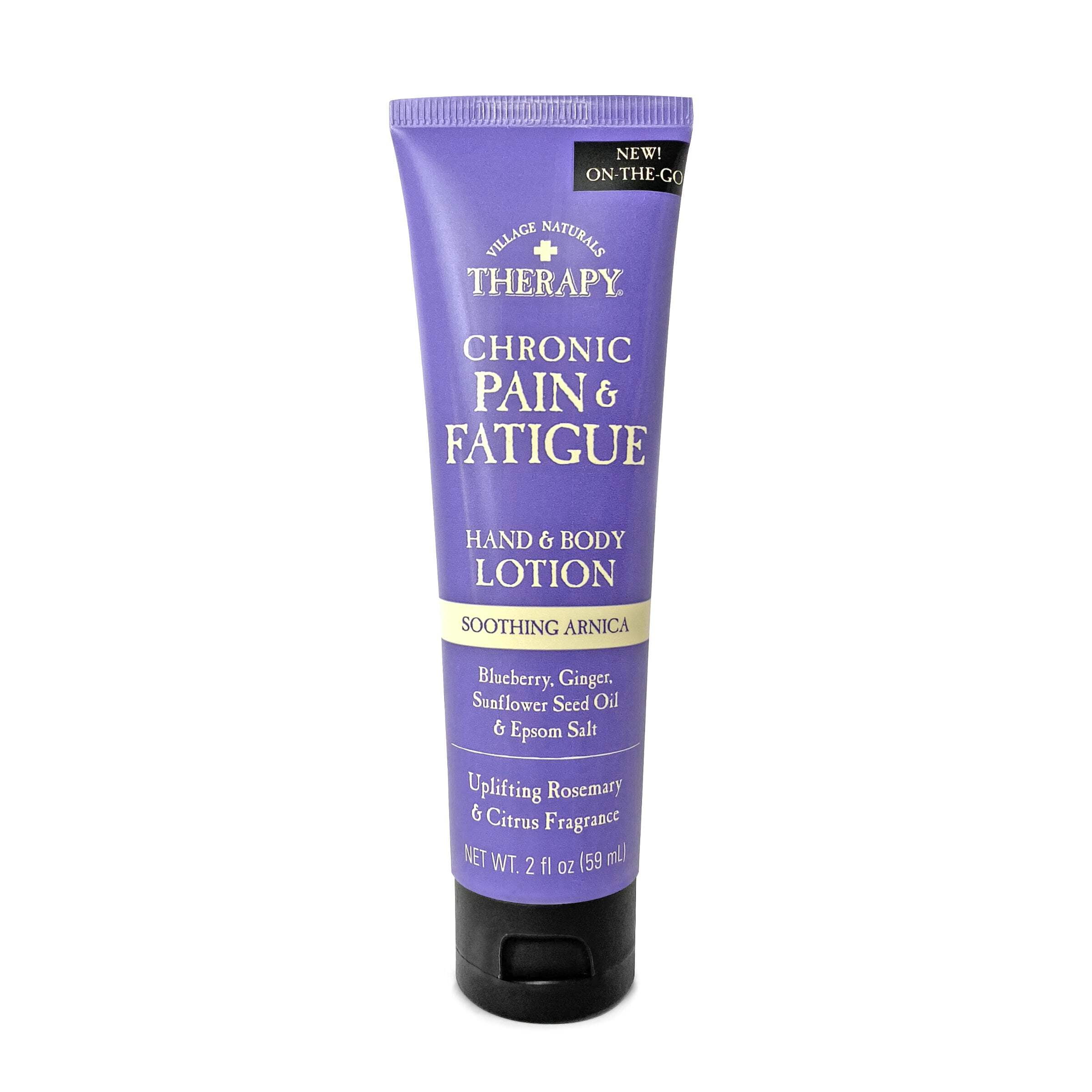 (3 pack) Village Naturals Therapy Chronic Pain & Fatigue Hand & Body Lotion