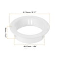 thumbnail image 2 of Uxcell 100mm OD Hole Plug Round Snap in Type Locking Hole Insert End Cap White 1 Pack, 2 of 4